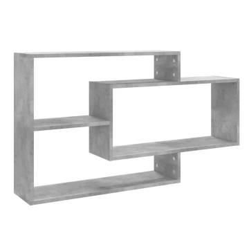 Wall Shelf Concrete Grey - Maximize Your Space | HipoMarket