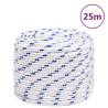 Boat Rope White 16 mm 25 m Polypropylene Colour white and blue Quantity in Package 1 Length 25 m Diameter 16 mm 