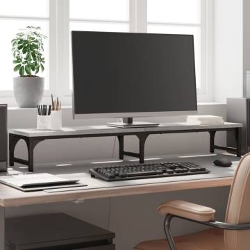 Monitor Stand Grey Sonoma - Ergonomic & Stylish | HipoMarket