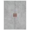 Stylish Highboard Concrete Grey - 69.5x34x180 cm | HipoMarket