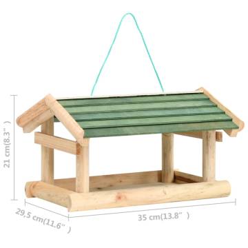 Solid Wood Bird Feeder - 35x29.5x21 cm | HipoMarket