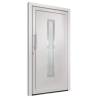 Elegant White Front Door 98x208 cm for Home Security