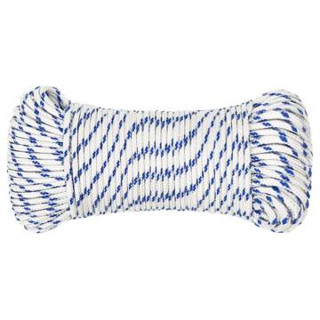 Boat Rope White 4mm 250m Polypropylene for Sailing & Boating