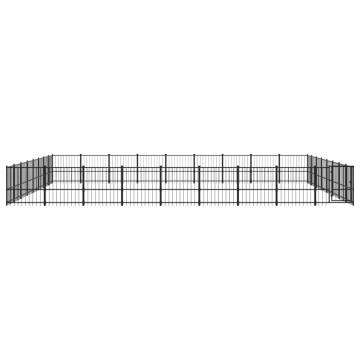 Outdoor Dog Kennel Steel 67.74 m² - Safe & Comfortable