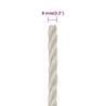 Work Rope White 8mm 100m Polypropylene - Durable & Versatile