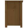 TV Cabinet Honey Brown | Solid Pine Wood 114x35x52 cm