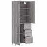 Elegant Highboard Grey Sonoma - Stylish Storage Solution