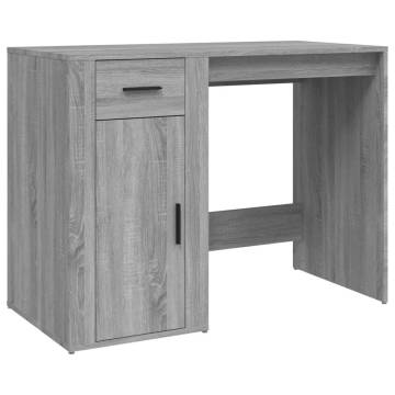 Desk Grey Sonoma 100x49x75 cm - Modern Engineered Wood Design