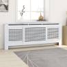 Stylish MDF Radiator Cover White - 205 cm | HipoMarket