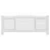 Stylish MDF Radiator Cover White - 205 cm | HipoMarket