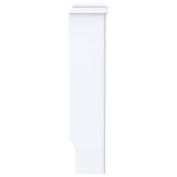 Stylish MDF Radiator Cover White - 205 cm | HipoMarket