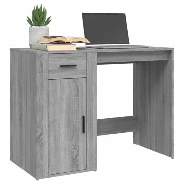 Desk Grey Sonoma 100x49x75 cm - Modern Engineered Wood Design