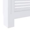 Stylish MDF Radiator Cover White - 205 cm | HipoMarket