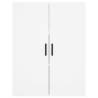 Stylish Highboard White 69.5x34x180 cm - Durable Storage Solution