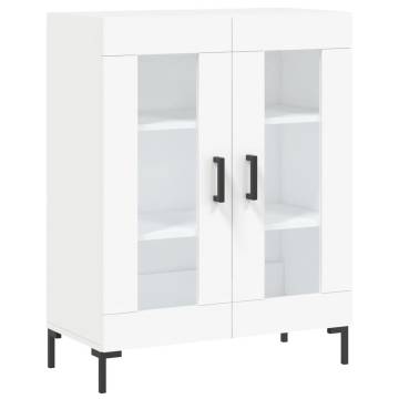 Stylish Highboard White 69.5x34x180 cm - Durable Storage Solution