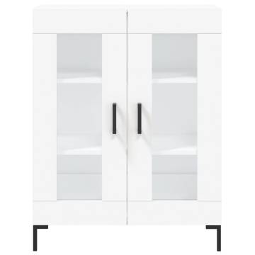 Stylish Highboard White 69.5x34x180 cm - Durable Storage Solution