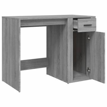 Desk Grey Sonoma 100x49x75 cm - Modern Engineered Wood Design