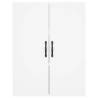 Stylish Highboard White 69.5x34x180 cm - Hipomarket