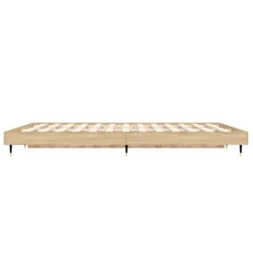 Sonoma Oak Bed Frame 120x190 cm - Small Double | Hipomarket