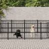 Outdoor Dog Kennel Steel 9.38 m² Size 485 x 193.5 x 100 cm Quantity in Package 1 