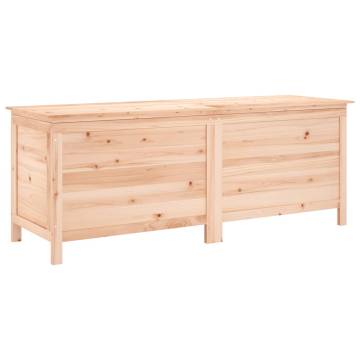 Garden Storage Box - Solid Wood Fir, 150x50x56.5 cm