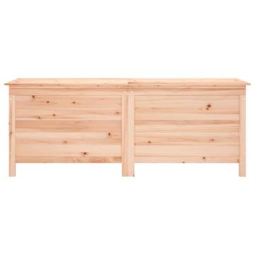 Garden Storage Box - Solid Wood Fir, 150x50x56.5 cm