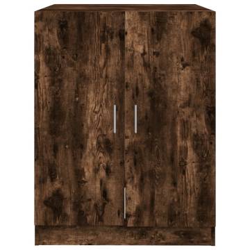 Washing Machine Cabinet Smoked Oak 71x71.5x91.5cm | Hipo Market