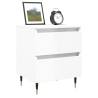 High Gloss White Bedside Cabinets - Elegant Storage Solution