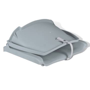 Foldable Boat Seats - 2 Pcs Grey with Backrest | HipoMarket