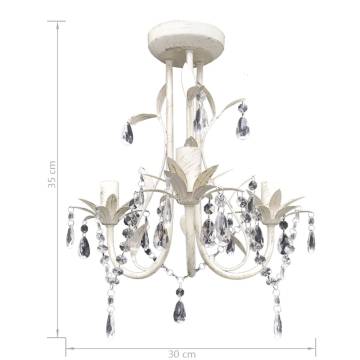 Elegant Crystal Pendant Ceiling Lamp Chandeliers - 2 pcs