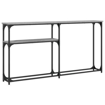 Stylish Grey Sonoma Console Table - 145x22.5cm - Hipo Market