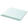 Shelves 2 pcs Panel Glass Clear 30x20 cm Size 30 x 20 cm Quantity in Package 2 Number of Pieces 1 