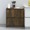 Sideboard Smoked Oak 70x41x75 cm Engineered Wood Colour smoked oak Quantity in Package 1 