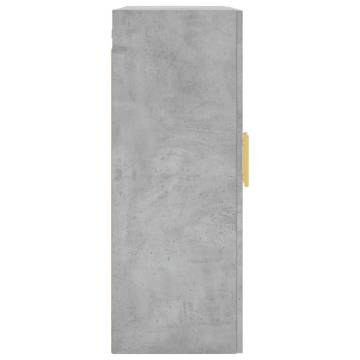 Wall Mounted Cabinets 2 pcs Concrete Grey | Hipomarket