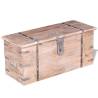 Two Piece Acacia Wood Storage Chest Set - Unique & Stylish