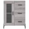 Stylish Highboard Grey Sonoma - 69.5x34x180 cm | HipoMarket