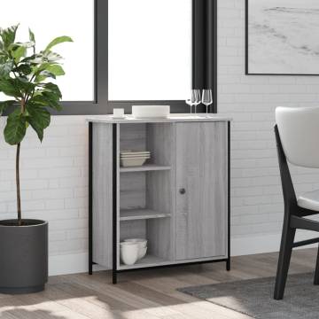 Sideboard Grey Sonoma 70x30x80 cm | Stylish Storage Solution