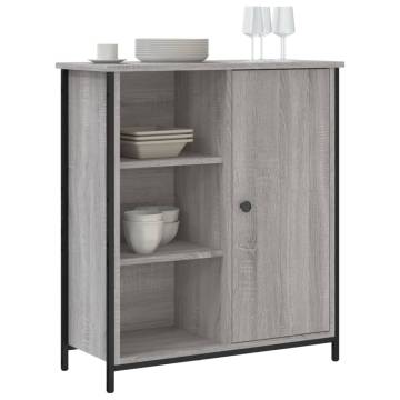 Sideboard Grey Sonoma 70x30x80 cm | Stylish Storage Solution