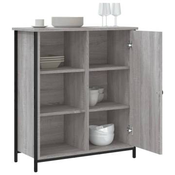 Sideboard Grey Sonoma 70x30x80 cm | Stylish Storage Solution