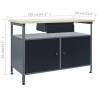 Workbench with Wall Panels & Cabinet - Heavy-Duty Storage Solution