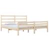 Solid Wood Pine Bed Frame 140x190 cm - Classic & Durable