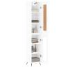 Stylish Highboard White 34.5x34x180 cm - Durable Engineered Wood