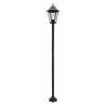 Smartwares Garden Post Light 60W Black 175cm - Classic Charm