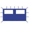 Gazebo Sidewall with Windows 4x2 m Blue Colour blue Size 4 x 2 m Quantity in Package 1 