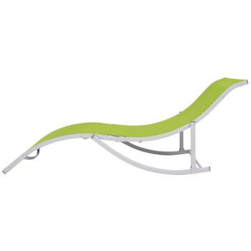 Folding Sun Loungers 2 pcs - Green Textilene | Hipomarket