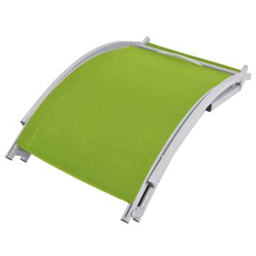 Folding Sun Loungers 2 pcs - Green Textilene | Hipomarket