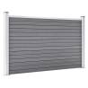 Garden Fence WPC 526x106 cm Grey - Durable & Stylish Solution