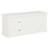 Stylish White TV Cabinet - 90x30x40 cm Wood Design