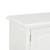 Stylish White TV Cabinet - 90x30x40 cm Wood Design