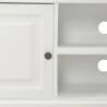 Stylish White TV Cabinet - 90x30x40 cm Wood Design